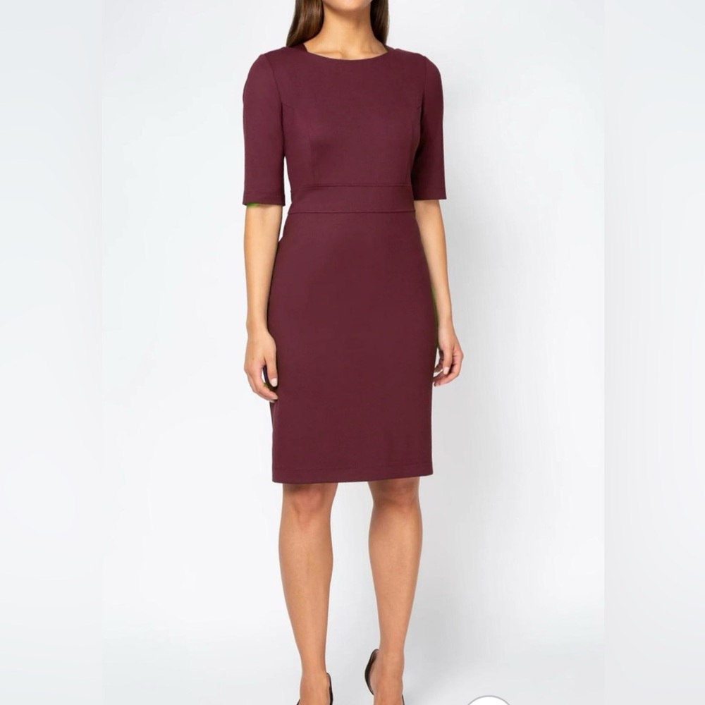 Nora Gardner Karyn Half Sleeve Knee Length Sheath Dress size 16